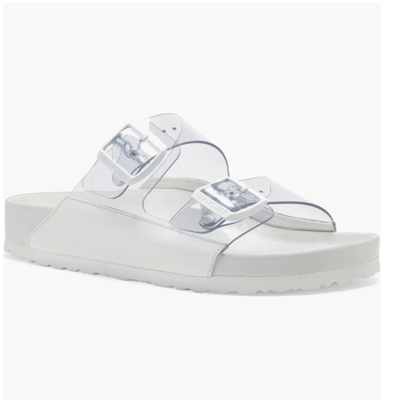 NIB $470 BIRKENSTOCK X MANOLO BLAHNIK Arizona Slide Sandal in size 41 EU! - Picture 3 of 16